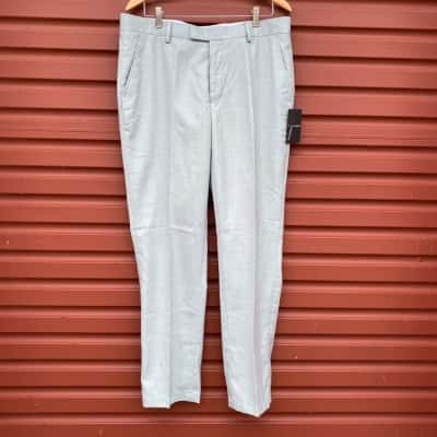 Tarocash Mens Size 36 Mid Green 'Odessa' Slim Pant