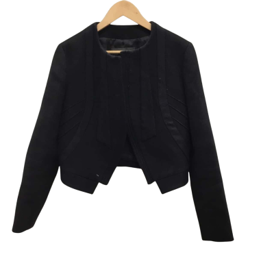Arthur Galan Womens Black  Bolero Jacket