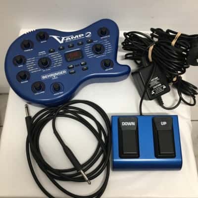 Behringer V Amp 2 Virtual Guitar Amplifier With Tube Simulation Multi Effects Processor