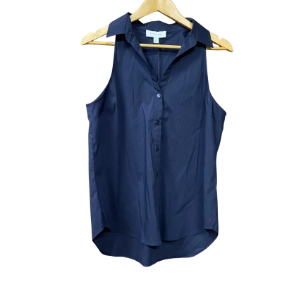 BNWT Witchery Womens Size 12 Navy Blue Sleeveless Shirt