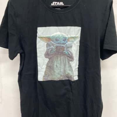 Grogu Womens  Size S T-shirts Black  