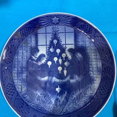Royal Copenhagen Christmas Plate.  1983