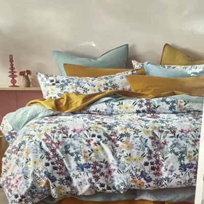 Adorn Living Ella Quilt Cover Set Queen Floral