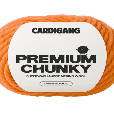 NEW - Cardigang Everyday Chunky Acrylic Yarn Fanta Orange 