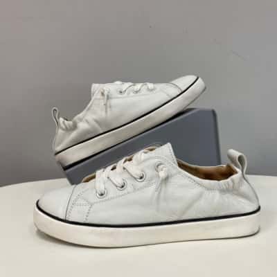 Colorado Womens  Leather Size 37 / 6 / 6.5 Slip-in Sneakers White 