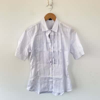 Raoul White Semi Slim Fit Shirt  Size 38 