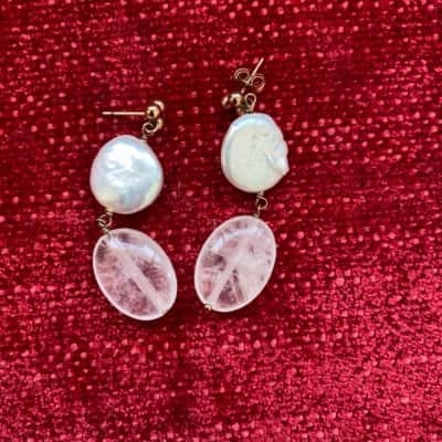 Womens pearl earrings 