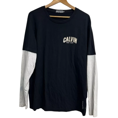 Calvin Klein Jeans Mens Size XL Black Shirt  