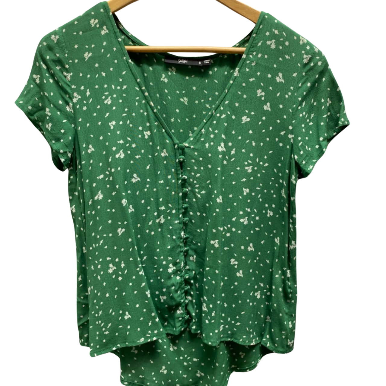 Sportsgirl Womens Green Shirt