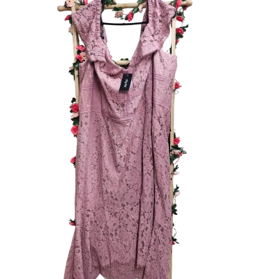 City Chic Dusty Rose Pink Dress Size 22 RRP $179.95