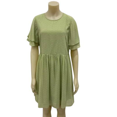 Vero Moda Womens  Size L Flare short Dress Green 