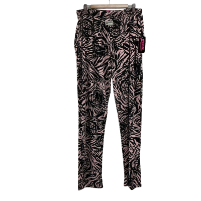 Zubaz Womens Size XXL Track Pants Black / Pink