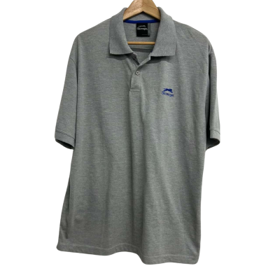 Slazenger Mens Size XL Grey Polo Shirt 
