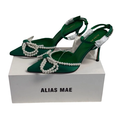 Alias Mae Bowie 'Green Pearl' Pointed Toe Heels (Size EU 41)