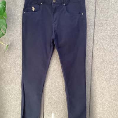 U.S. Polo Assn. Mens Pants BNWOT Size 34 Navy Blue 