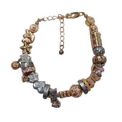 My Daughter Heartfelt Wishes Charm Bracelet 