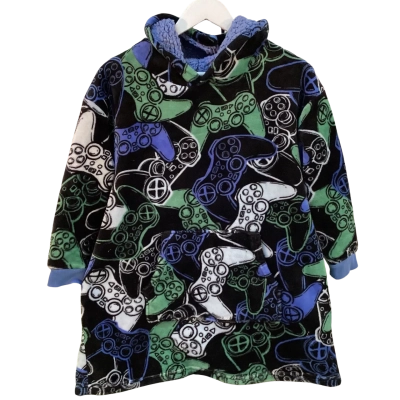 Tilt Kids Size 8 / 10 Hoodie Jumper Blue / Green 