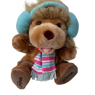 Weebok by Reebok 1980s plush winter lion