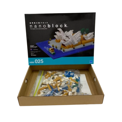 Nano Block 560 Piece Puzzle - Sydney Opera House 