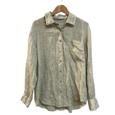 Ghanda Mens  Size XS linen shirt
