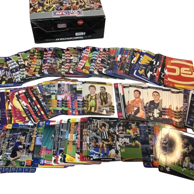 Box of Assorted AFL Game Cards