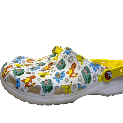 Pokemon Unisex Shoes Size 10 / 12 White 