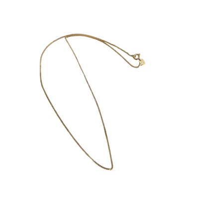  Gold plated sterling silver chain
