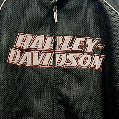 Harley Davidson Canvas Motor Cycle Riding Jacket Size 2XL