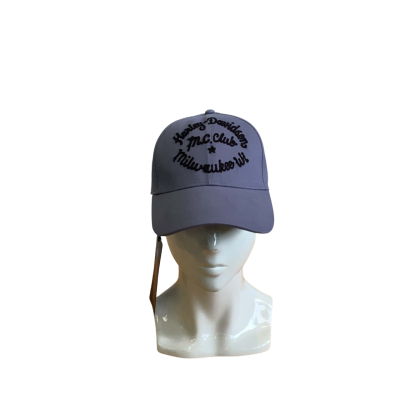 BNWT Harley Davidson Men's Woven Club Cap Blue 