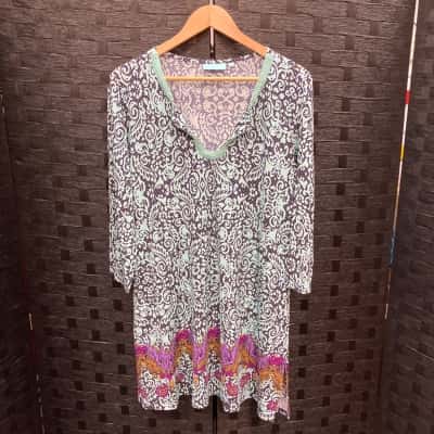 Blue Illusion Womens  Size XL Blue / Purple 
