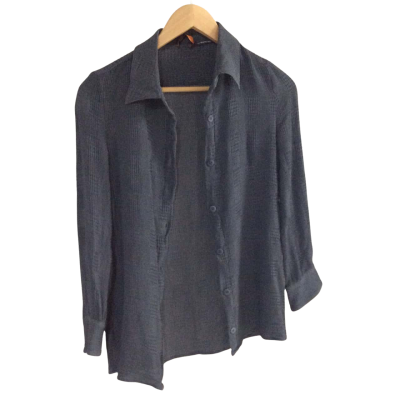  Womens  Size 1 Blouse Grey 