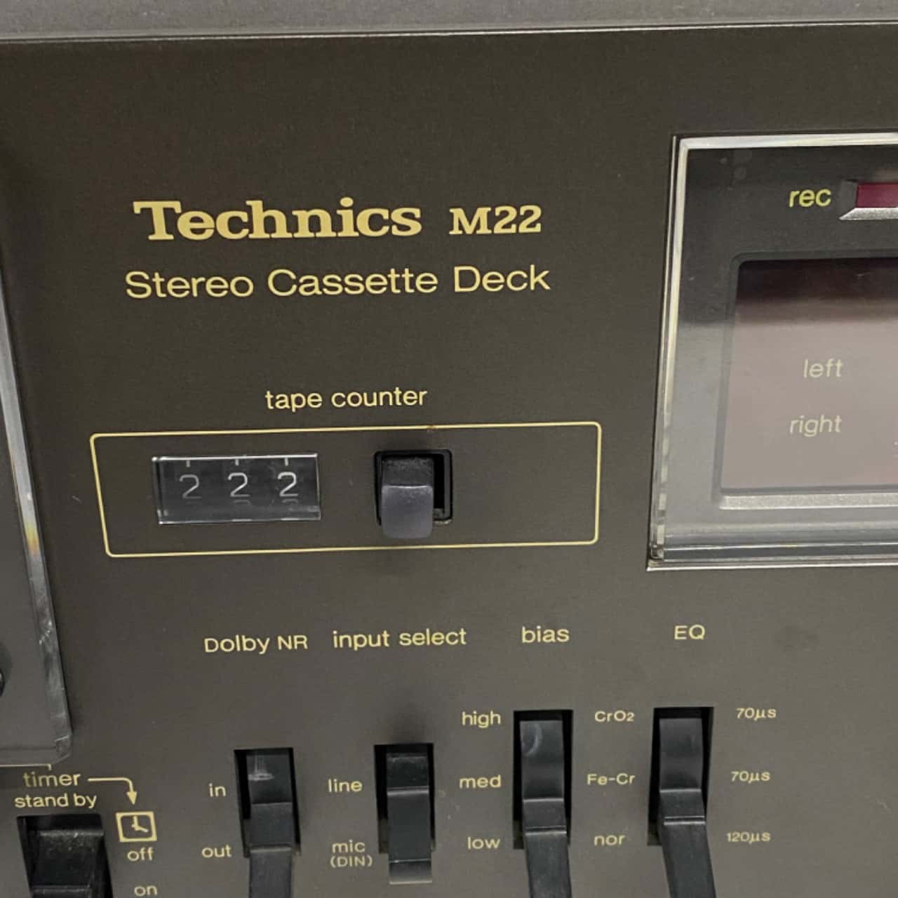 TECHNICS RS-M12 - Deck De Cassette Stéréo EUR 147,54 - FR