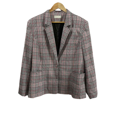 Something 4 Olivia Womens  Size 18 Soho Check Blazer 