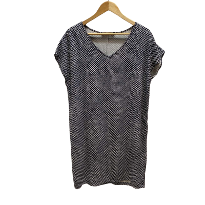 Sportscraft WomensSize 12 Navy Blue Pattern Dress