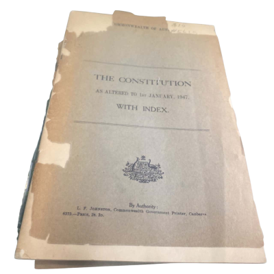 The Constitution as altered to 1 St January 1947