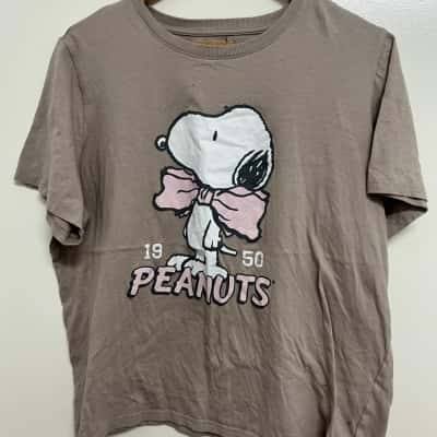 Peanut's Women's Size 20 Short Sleeve Shirt - Snoopy 