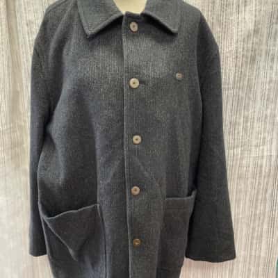 Lacoste Mens  No Size but at a guess Size L Winter Jacket Black  / Grey 