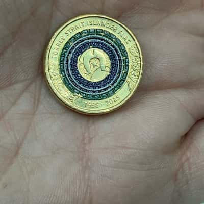 $2 Torres Strait Islander Flag Coin