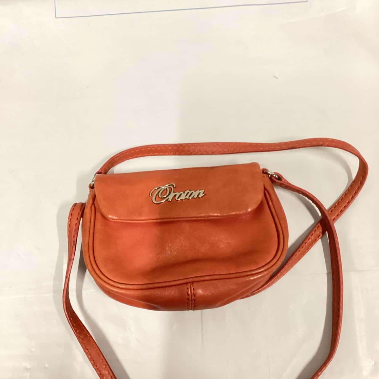Oroton Womens Cross Body Bag Orange (s)