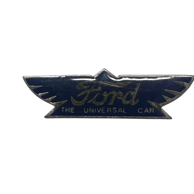 Ford The Universal Car Womens Brooch Blue 