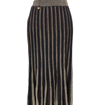 Scotch & Soda Womens  Size M Black  / Gold / Maroon Skirt 