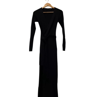 Saba Womens  Size 6 Long Sleeve Dress / Maxi Dress Black  