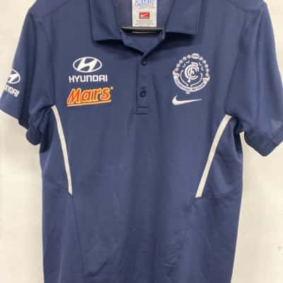 Carlton AFL Womens  Size S  Blue polo