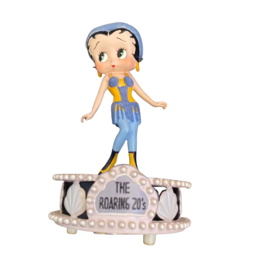 Betty Boop Music Figurine 1998 / Blue Yellow Pants 