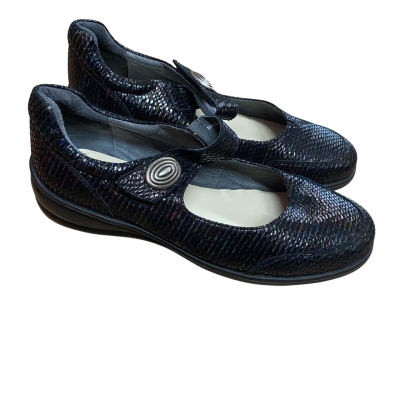Klouds Brooklyn Mary Jane   Size 40 Black  Leather 