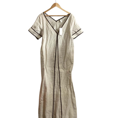 Adorne Womens  Size 12 Beige Dress