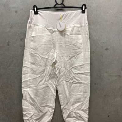  Womens  Size M Casual Pants Cream 