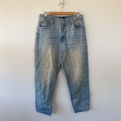 Sportsgirl Blue Straight Leg Jeans Size 12 
