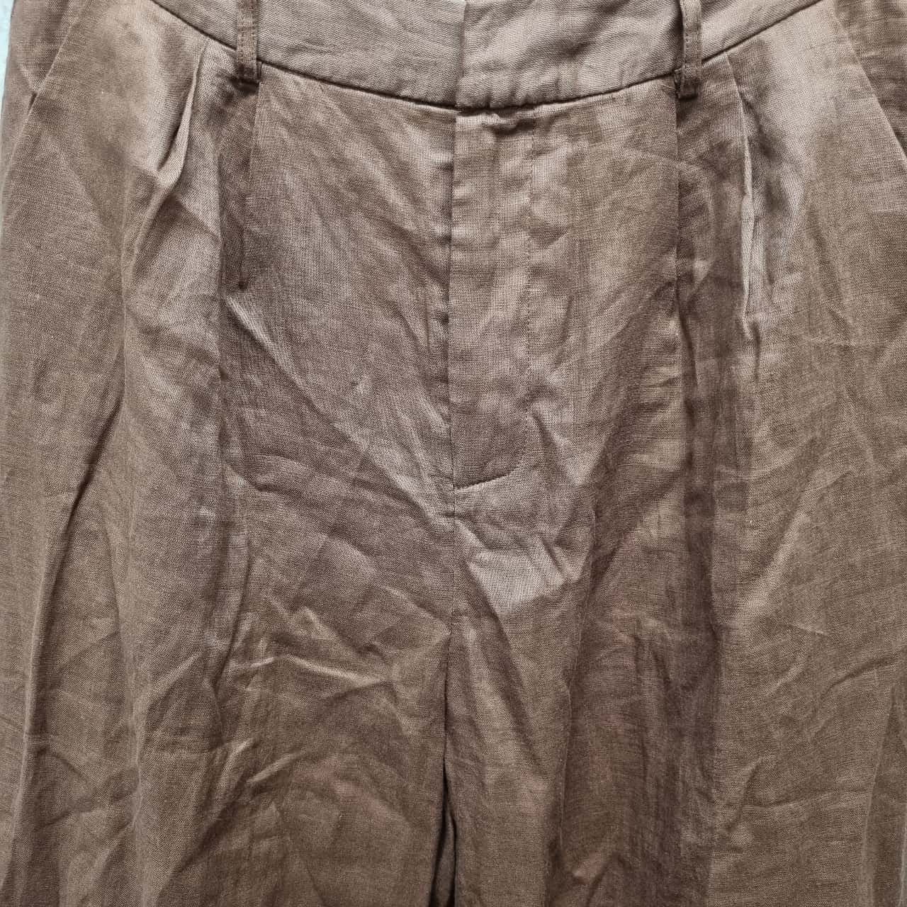 Dissh Womens Flared / Wide Leg brown pants(s)