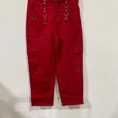 Black Friday Womens Pants  Size 10 Red 